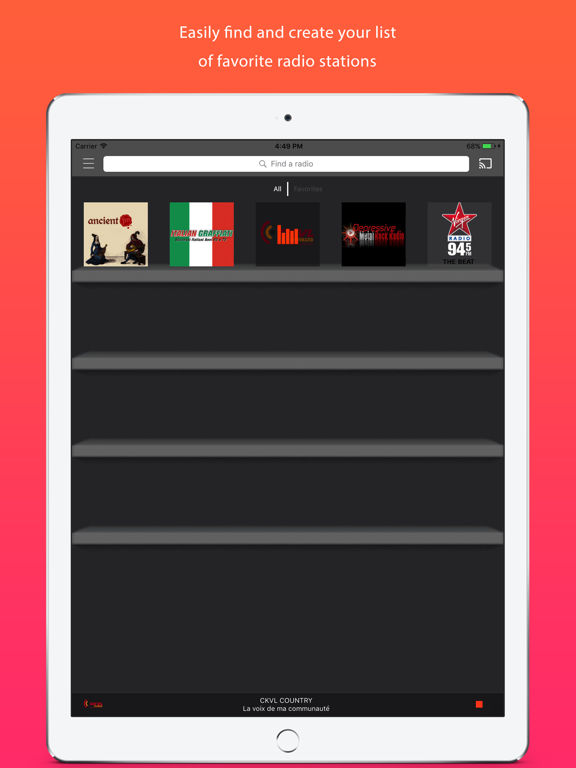 Screenshot #5 pour Canada Radios : the best of the CA radio