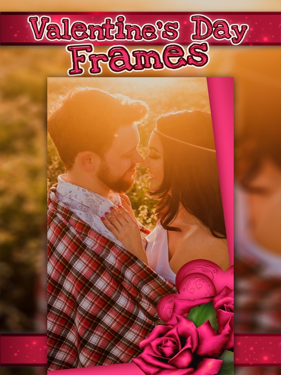 Valentine's Day Photo Frames – Free Sticker Camera iPad screenshot 5 - Photo & Video app