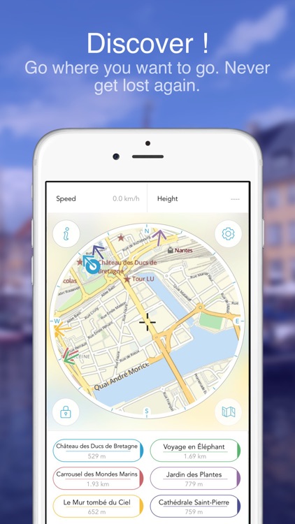 Nantes on Foot: Offline Map