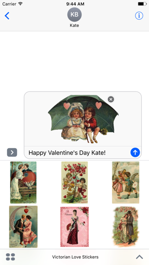 Sweet Valentine's Day Stickers