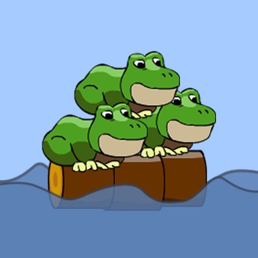 Frog Log - Some frogs just cant swim Icon