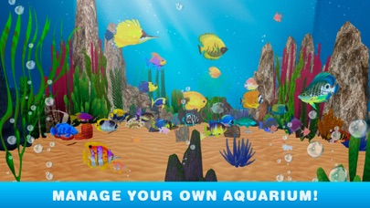 Screenshot #1 pour Mon Aquarium Virtuel: Poisson Sim