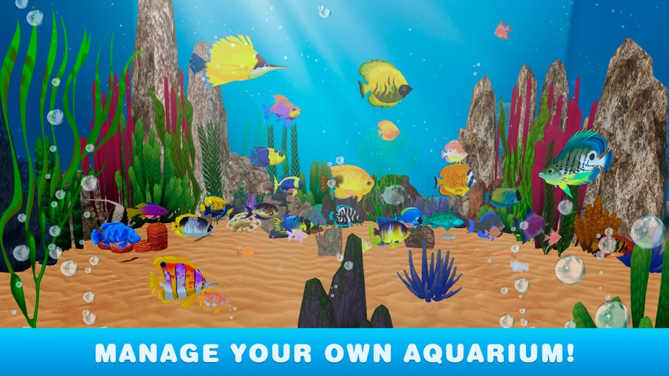 #1. My Virtual Aquarium: Fish Simulator (iOS) 由: Tayga Games OOO
