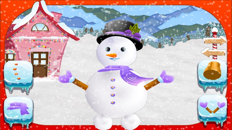 Snowman Maker & Dress Up Salon - Makeover Game screenshot-3