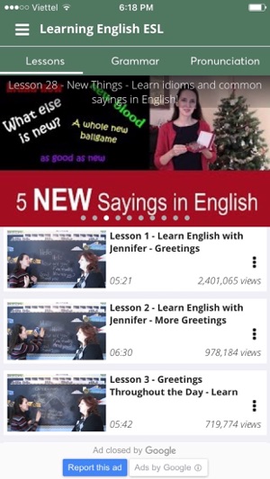 Learn English grammar, writing with Jennifer ESL(圖1)-速報App