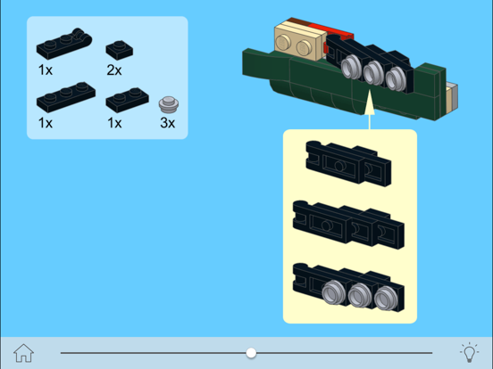 Airplane for LEGO 10242 - Building Instructions iPad screenshot 5 - Entertainment app
