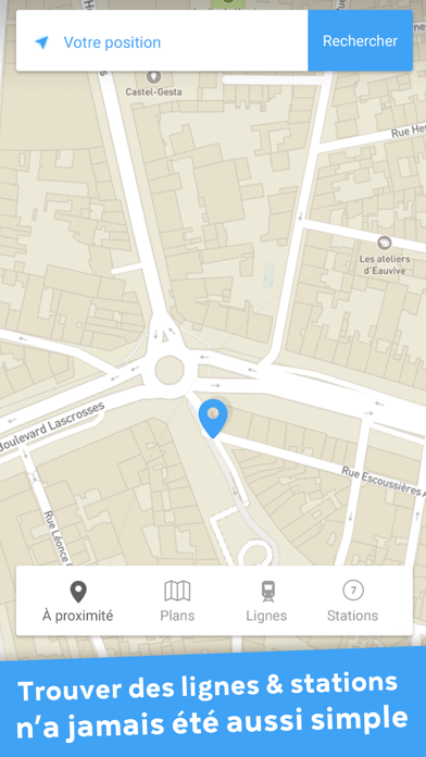Screenshot #2 pour Metro Toulouse -TISSEO offline