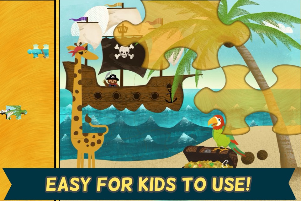 Pirate Preschool Puzzle - Fun Toddler Games screenshot 2