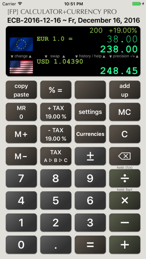 Calculator+Currency PRO(圖1)-速報App