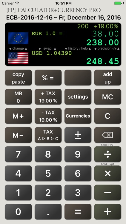 Calculator+Currency PRO