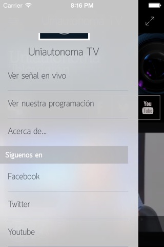 Uniautonoma TV screenshot 3