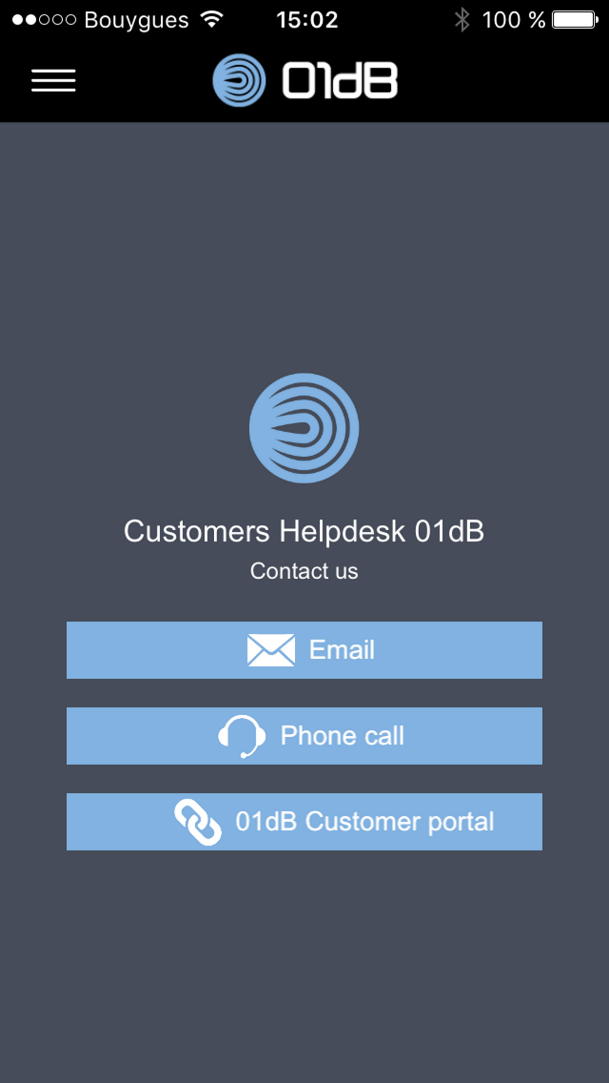 01dB Connect screenshot 3