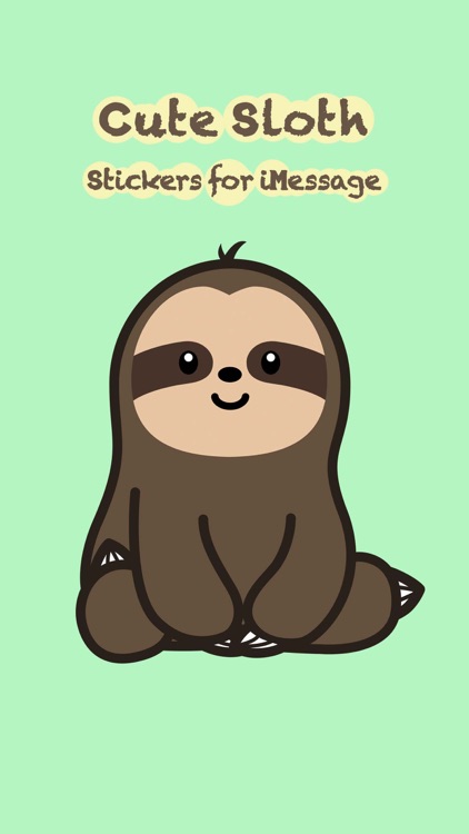 Cute Sloth Stickers