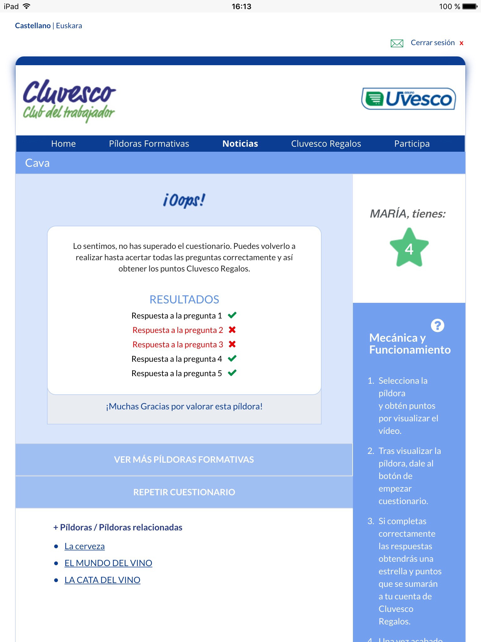 CLUVESCO Trabajadores