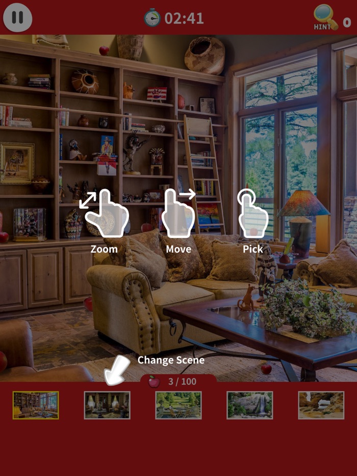 Hidden Object Game  100 Apples