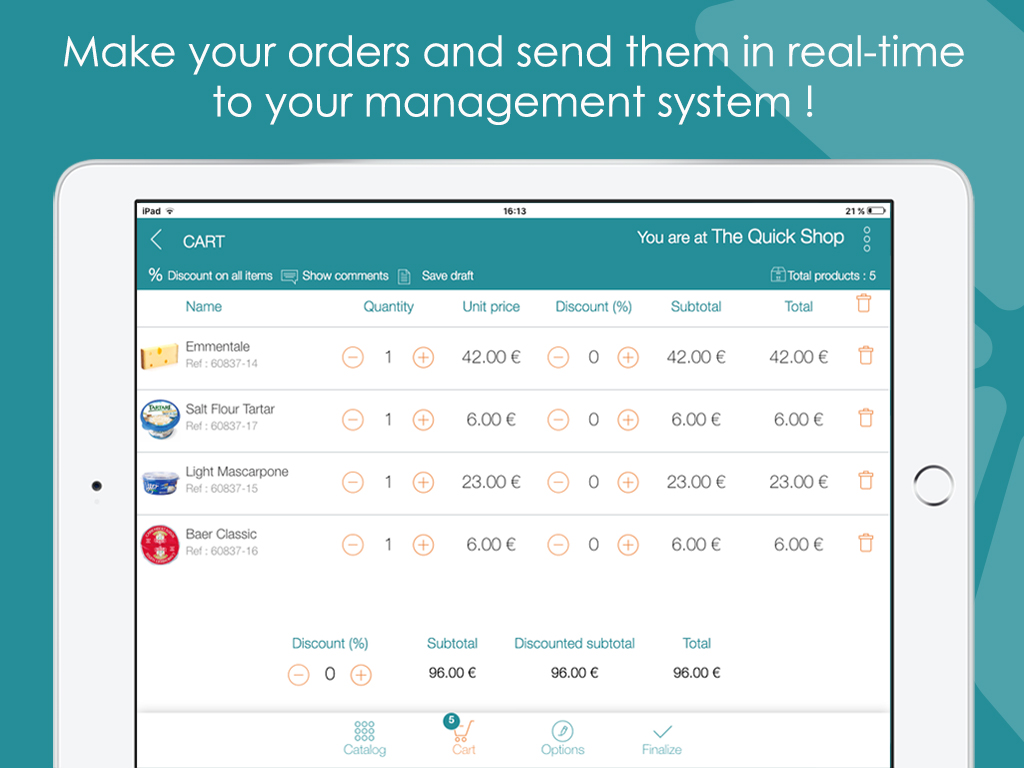 Order Taking, Products Catalog, CRM for Sales Reps screenshot 9