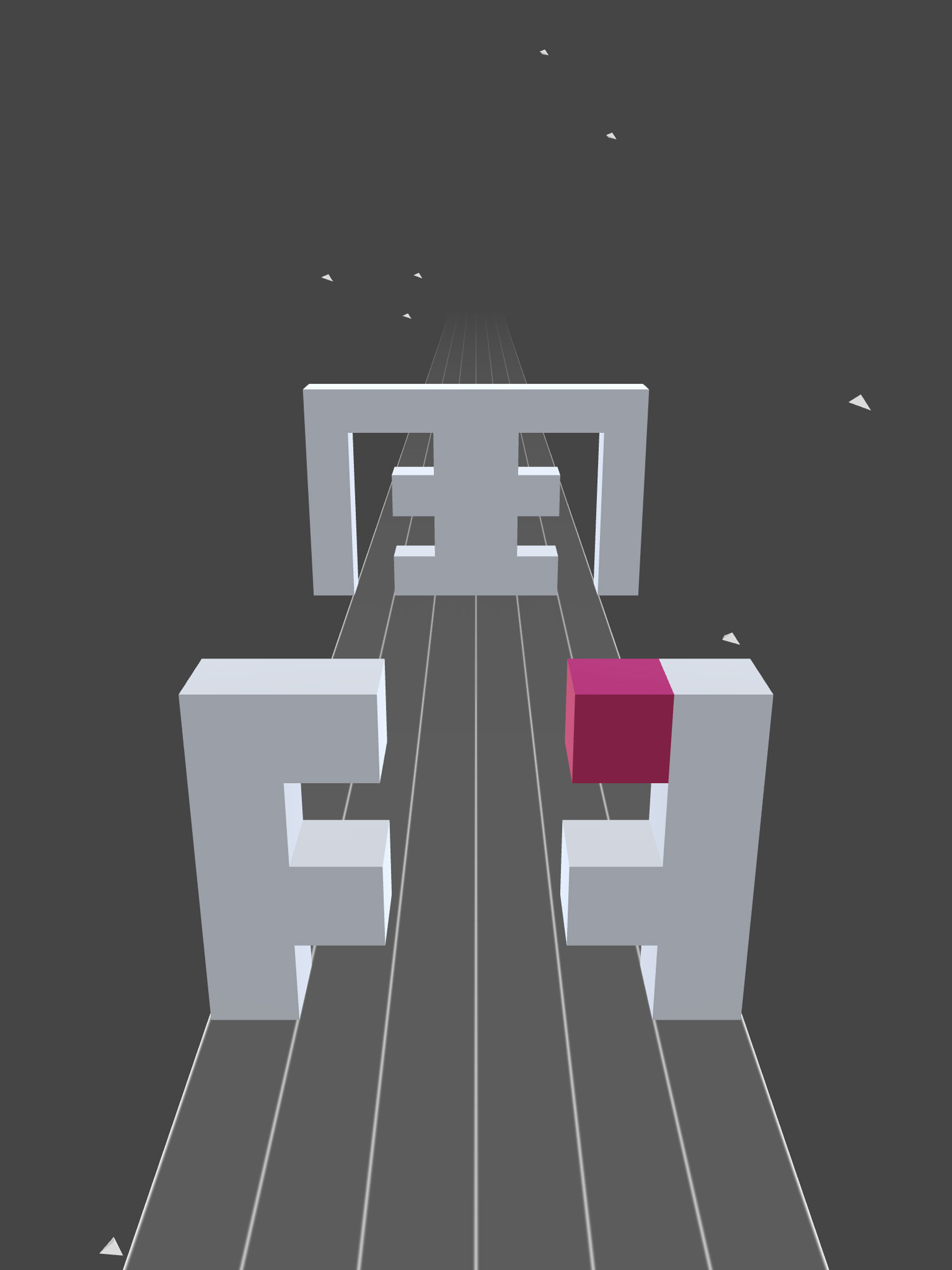Fill the hole - Roll the cube to the left or right