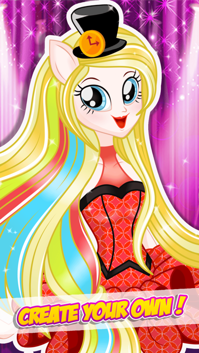 Pony Rainbow Friendship Dress Up Games Screenshot