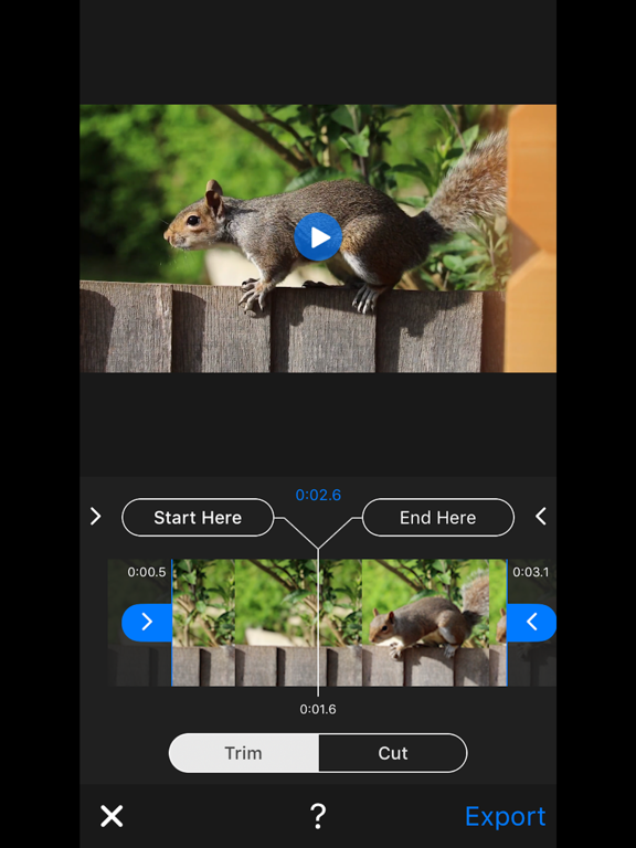 Screenshot #6 pour Video Trim & Cut - Movie Cutter & Trimmer