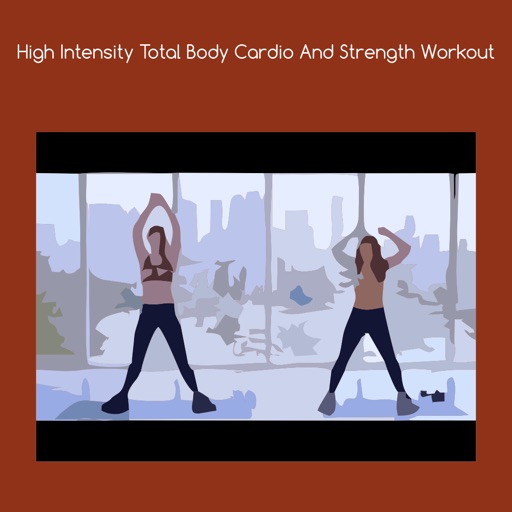 High intensity total body cardio and strength work icon