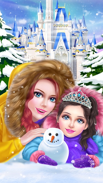 Royal Family Winter Salon - Snow Princess Makeover screenshot-4