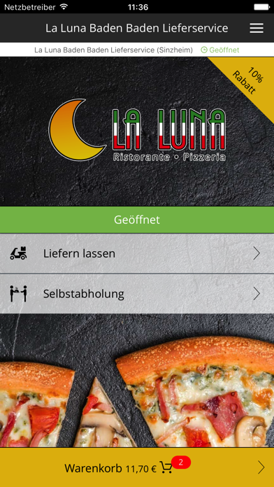 How to cancel & delete La Luna Baden Baden Lieferservice from iphone & ipad 1