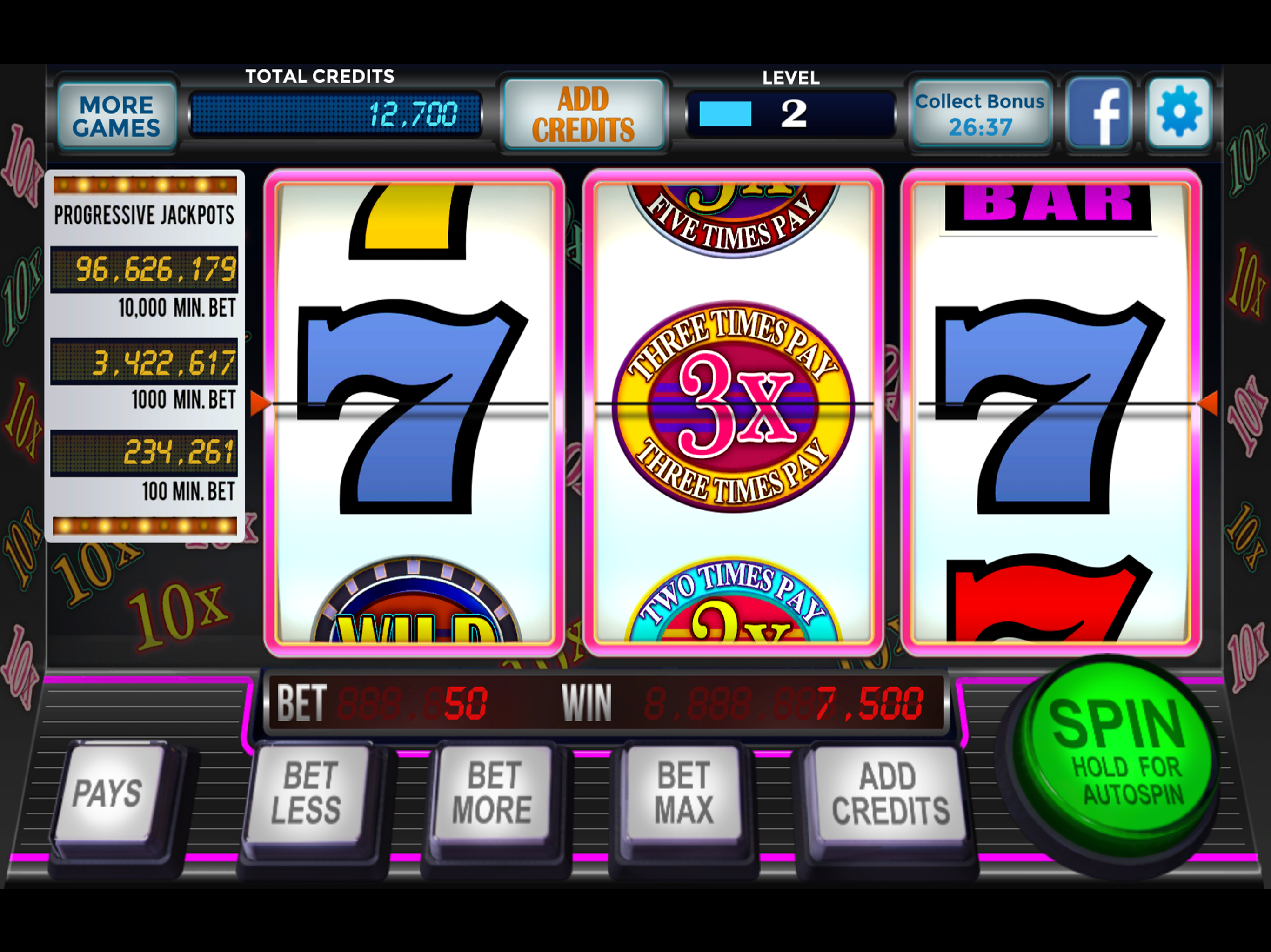 777 Hot Slots Casino screenshot 9