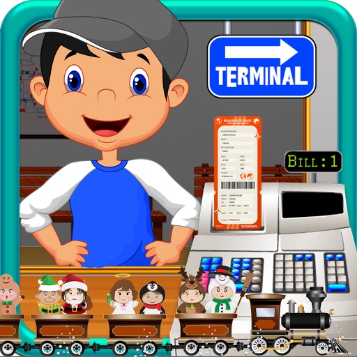 Train Station Cash Register Simulator: Kids Game icon
