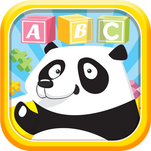 Panda Alphabet Puzzles Games Kids & Toddlers icon