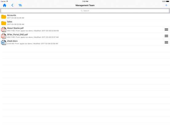 Screenshot #5 pour S-Filer/Sanctum Mobile Client