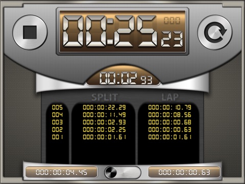 Stopwatch XL HD screenshot 2