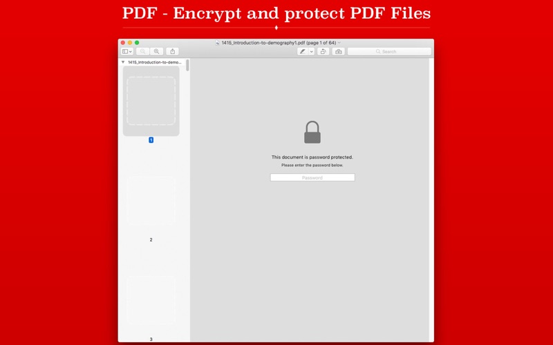 Screenshot #3 pour PDF - Encrypt and protect PDF