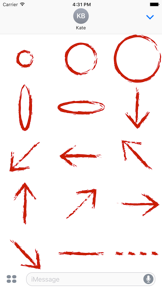 Marker Sticker Pack - Mark Up Images and Text screenshot
