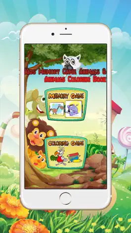 Game screenshot Детские игры памяти Животные и животных Цвет книги mod apk