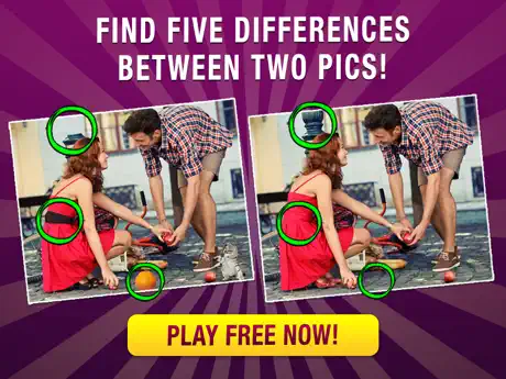 5 Differences ~ Spot the Hidden Objects!