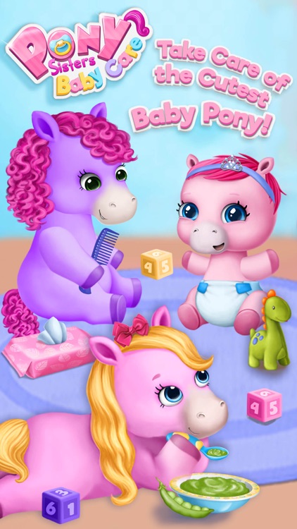 Pony Sisters Baby Horse Care - Babysitter Daycare screenshot-0