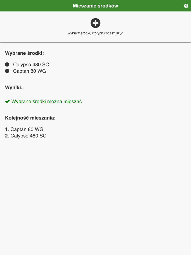 Mieszanie środków ochrony screenshot 9