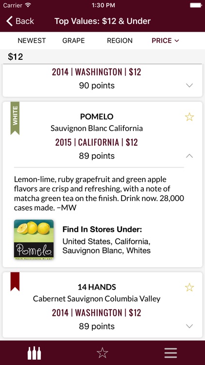X VALUES by Wine Spectator
