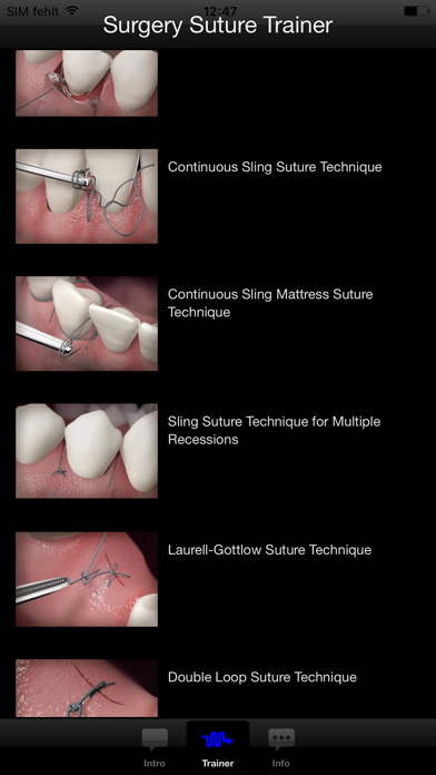 The Oral Surgery Suture Trainer Screenshot