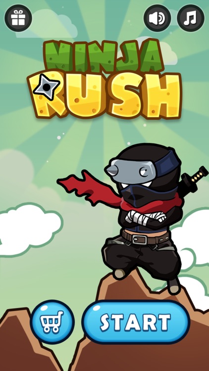 Ninja Rush -jump and run game screenshot-3