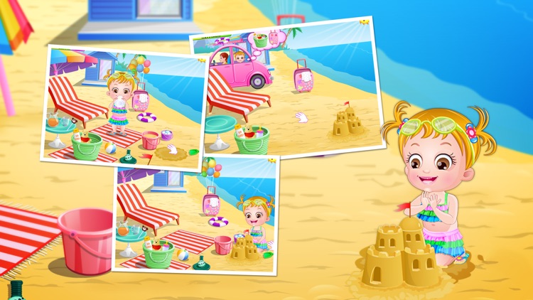 Baby Hazel Beach Time