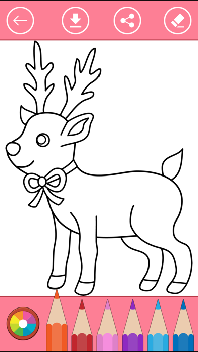 Screenshot #3 pour Livre à colorier de Noël pour les enfants
