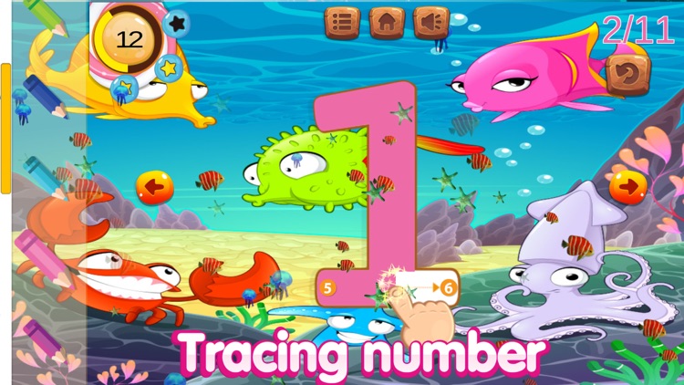 ABC tracing number alphabet 1st grade classroom screenshot-3