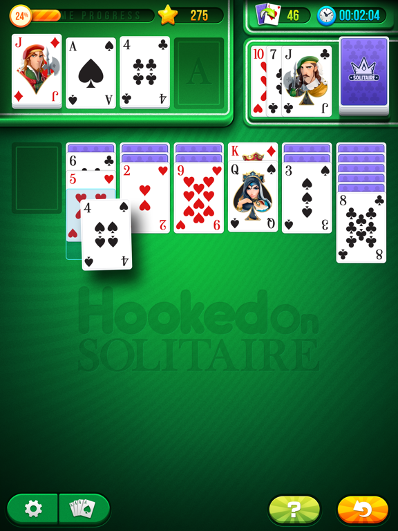 Screenshot #4 pour Hooked On Solitaire