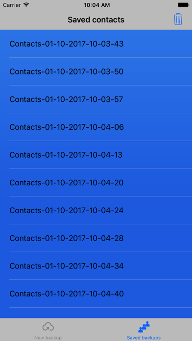 Contacts backup - easily backup & restore contactsのおすすめ画像2