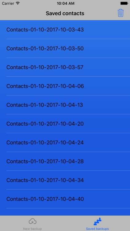 Contacts backup - easily backup & restore contacts