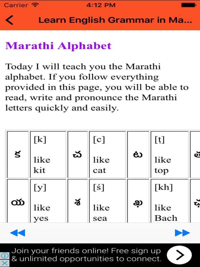 Learn English Grammar in Marathi