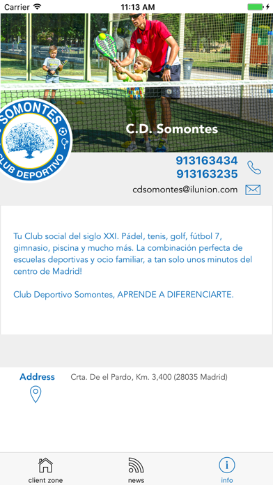 Screenshot #2 pour Club Deportivo Somontes