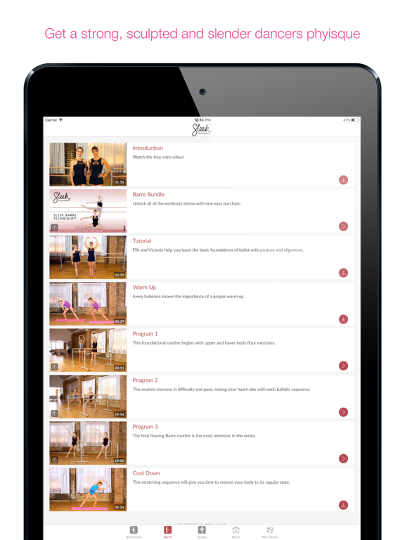 Screenshot #6 pour Sleek Technique - Sleek Ballet Video Collection