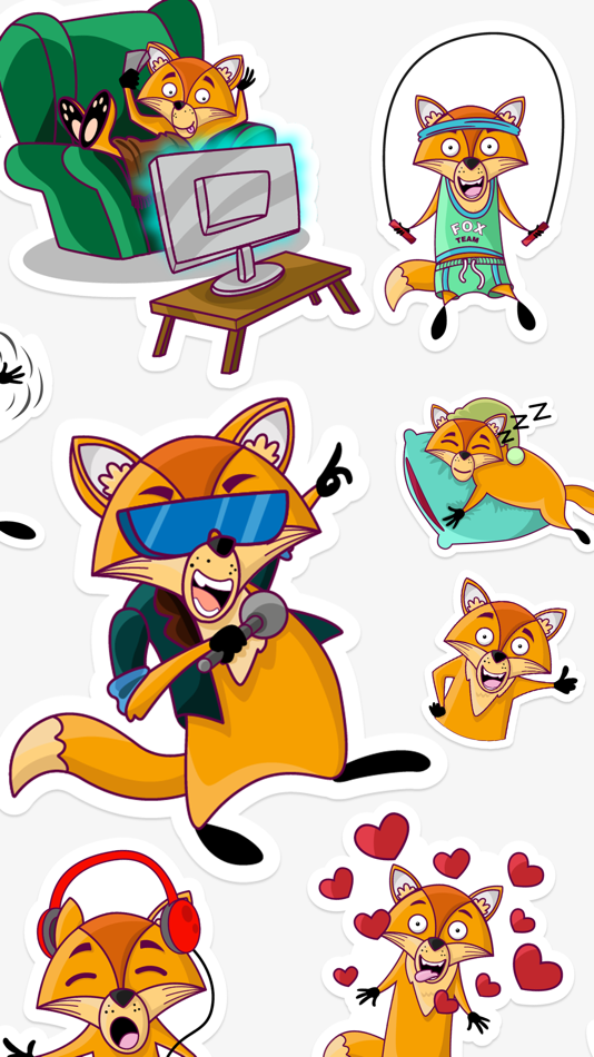 Darwin the Fox Sticker Pack - 1.0 - (iOS)